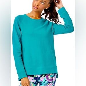 NWT Lilly Pulitzer Beach Comber Pullover in Maldives Green